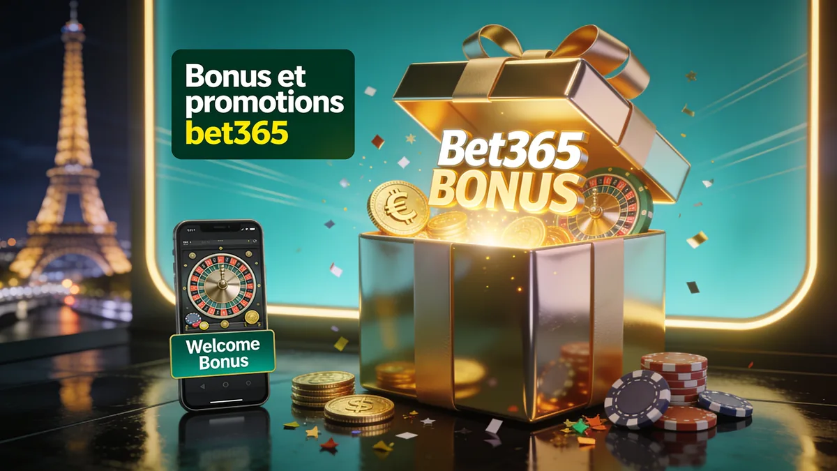 Bonus et promotions bet365 — bet365 en France